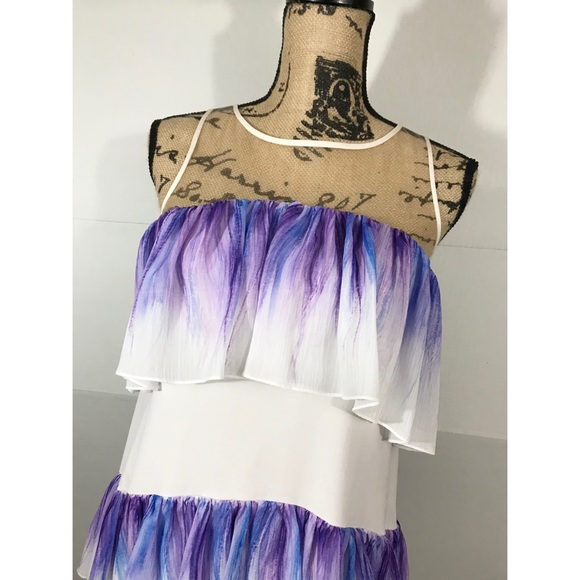 Nha Khanh Noralee Purple & White Tiered Dr… - Picture 7 of 8